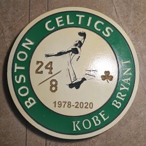 Custom Wood Boston Celtics Kobe Bryant